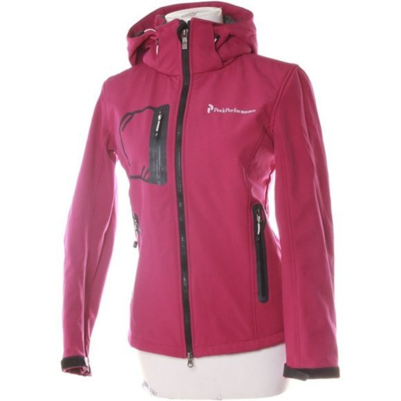 Peak Performance Supreme J Magenta Softshell Womens Jacket Removable hood XL - Picture 3 of 7
